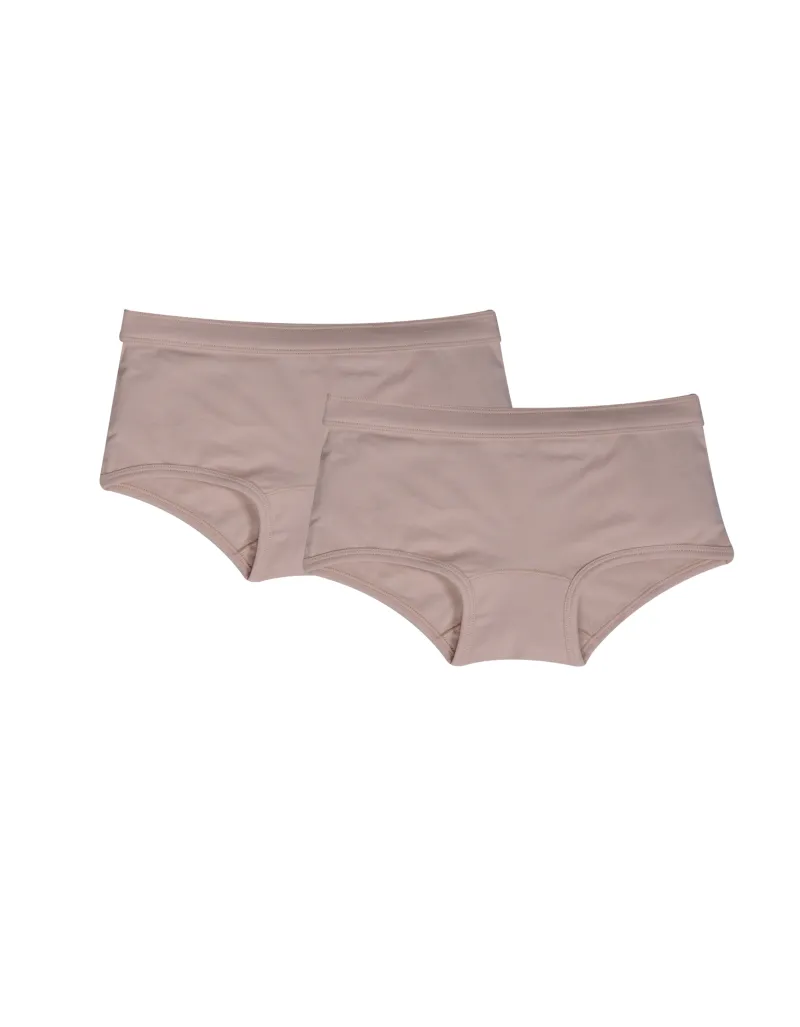 Meisjes shorty - duopack, wit, Basis ondergoed