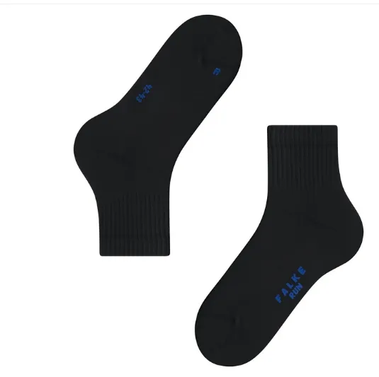 Falke, sokken, RUN, zwart
