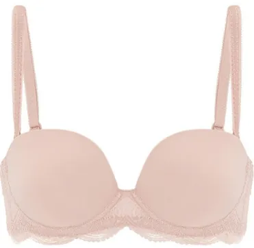 Simone Pérèle, strapless bh, huidskleur