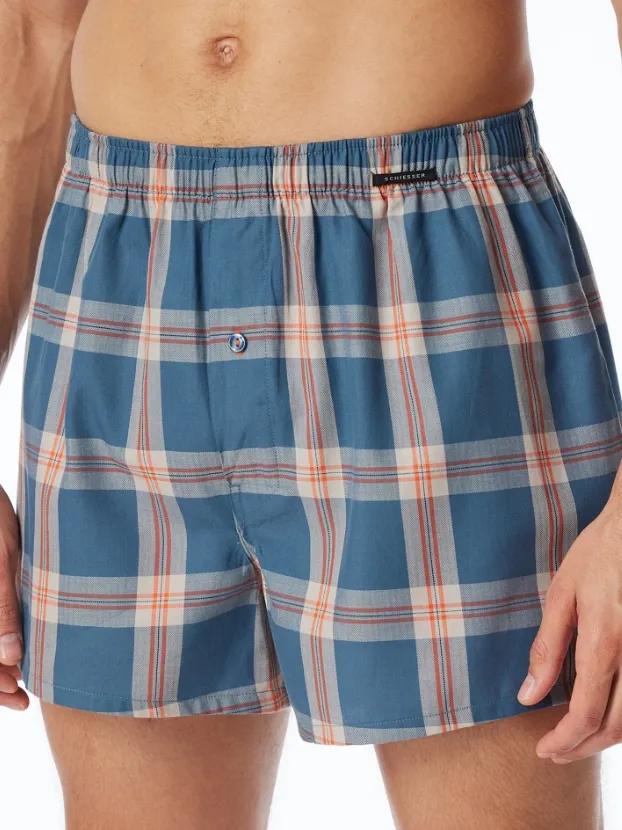 Schiesser, 2-pack, losse boxers, geruit