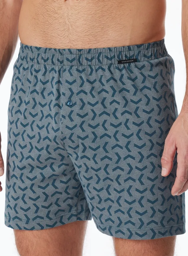 Schiesser, 2-pack, losse boxers, blauw