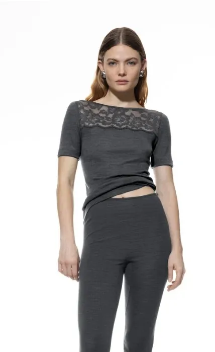 Mey, Tshirt Lange mouw, Wool Love