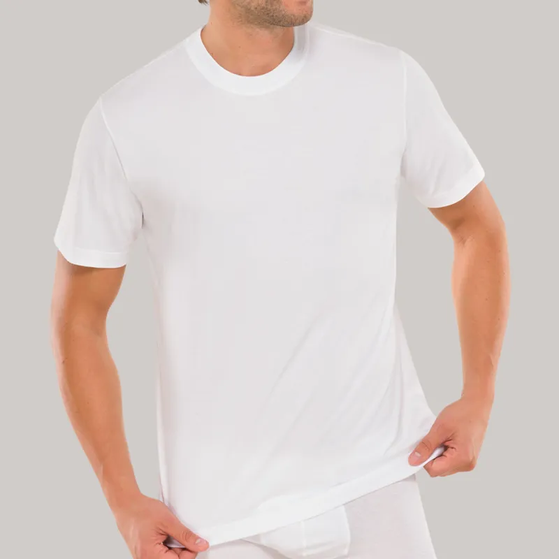 HerenT-shirt, ronde hals, duopack
