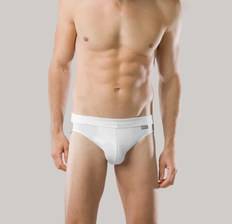 Herenslip 3-pack cotton essentials wit