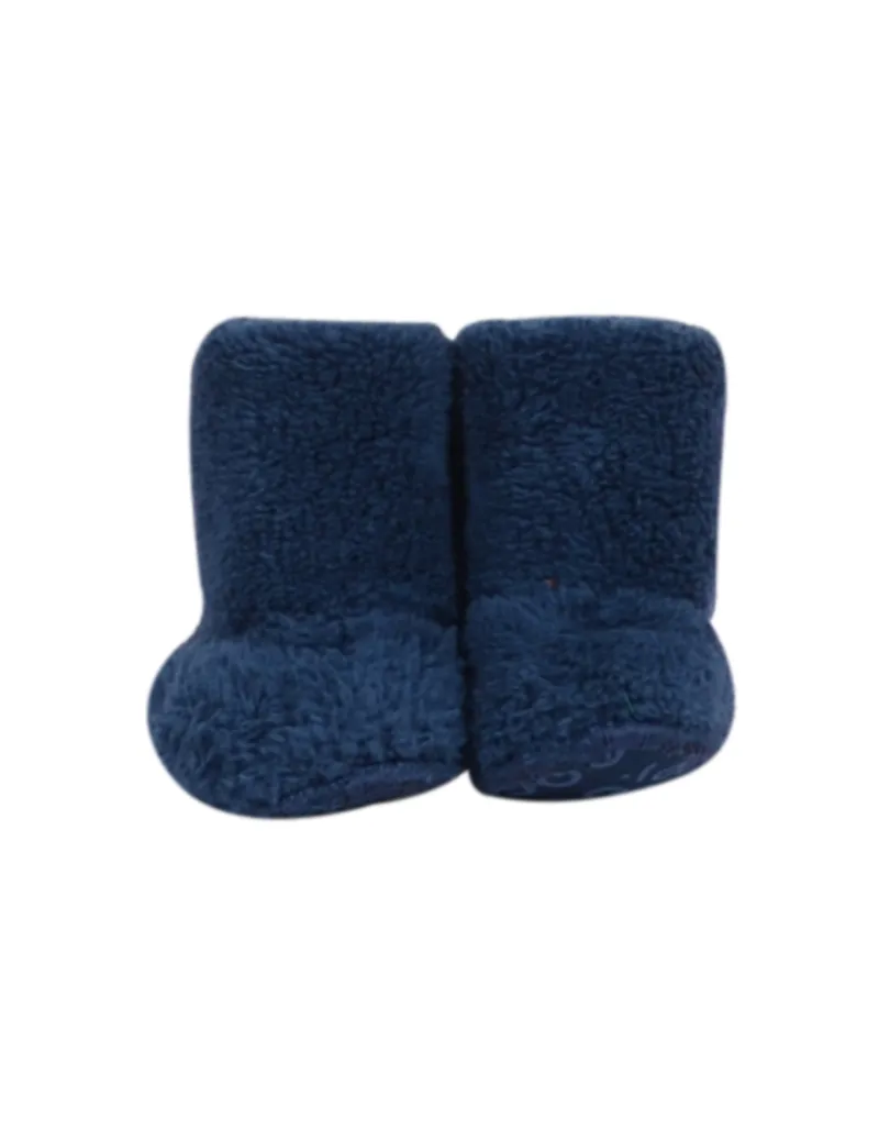 Pantoffels voor baby's, petrolblauw
