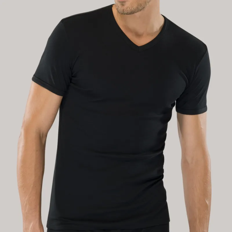 Herenshirt geribt