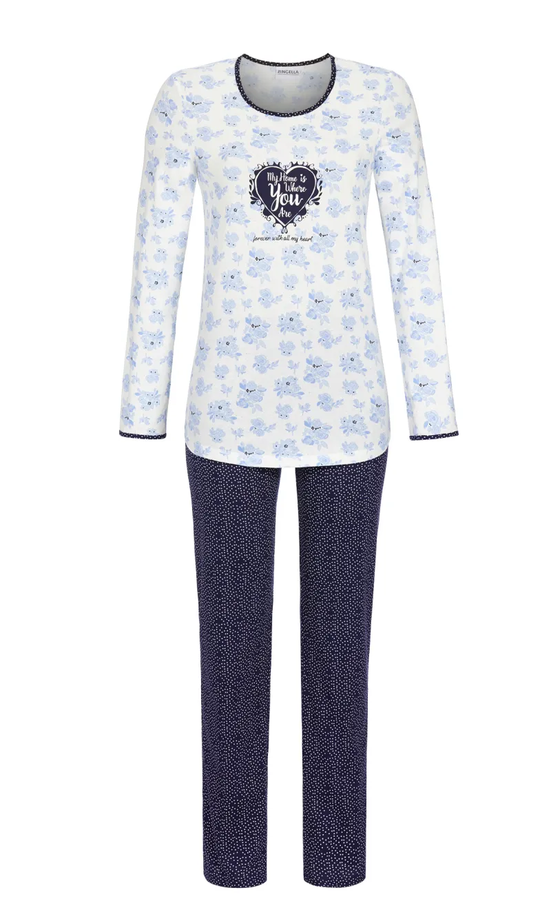 Dpyjama gebloemd