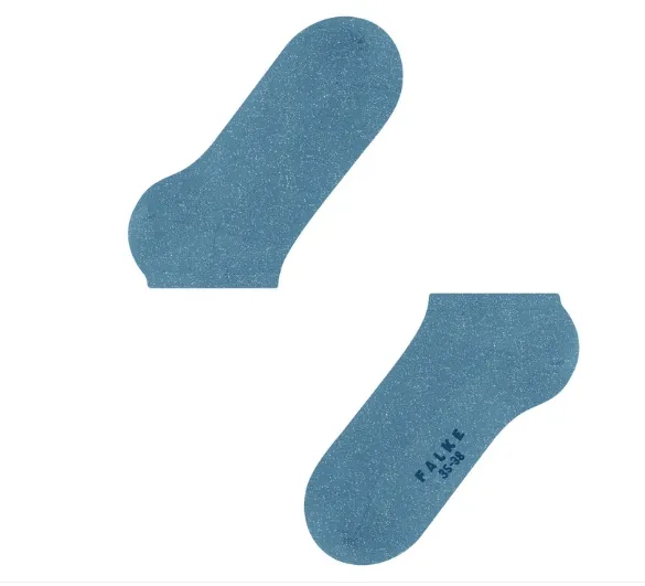 Falke, sneakersokken, shiny, blauw