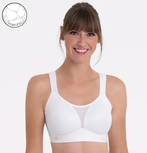 Anita, sportbh, voorgevormd, wit