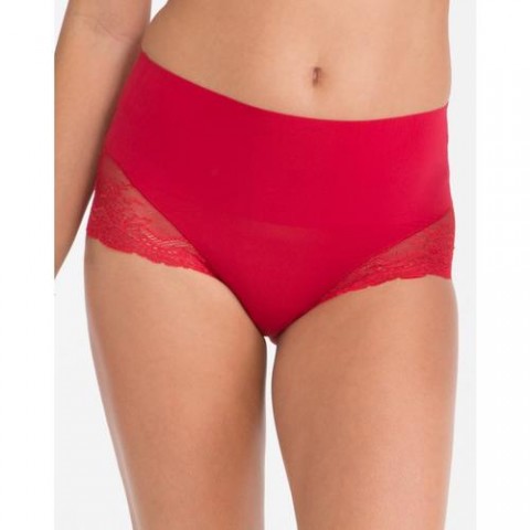 spanx, corrigerende hipster met kant SPANX, rood