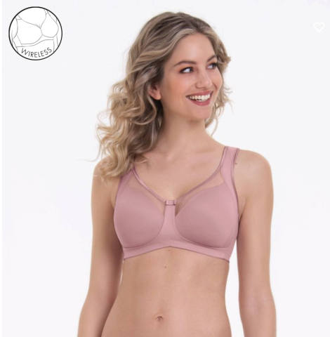 Anita, Clara bh, zonder beugel, Roze