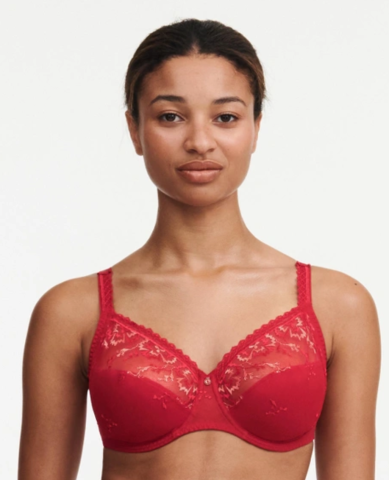 Chantelle, 3-delige beugelbh, every curve, rood