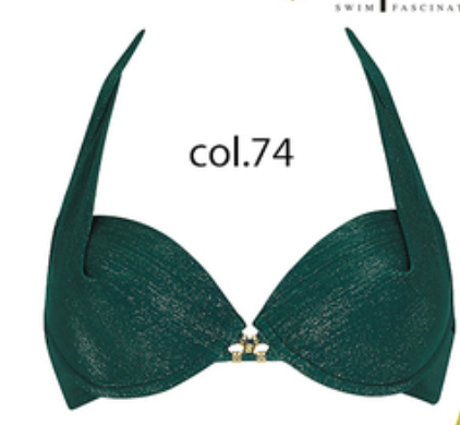 Opera, bikini, groen met glitters