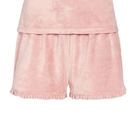 ringella damespyjama, roze, badstof