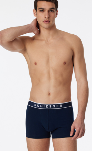 Schiesser, Boxershort 95/5, blauw