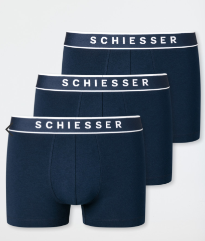 Schiesser, Boxershort 95/5, blauw