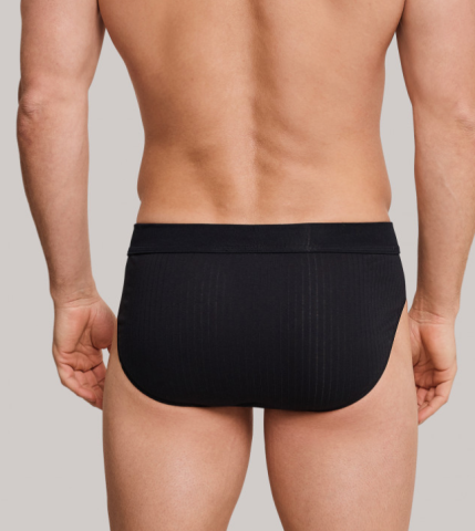 Schiesser,  Rio slip 2-pack zwart - Authentic