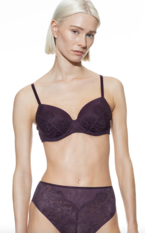 Mey, BH bi-stretch, Magnificent, plum