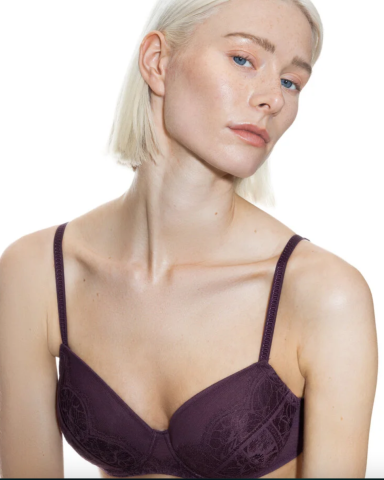 Mey, BH bi-stretch, Magnificent, plum