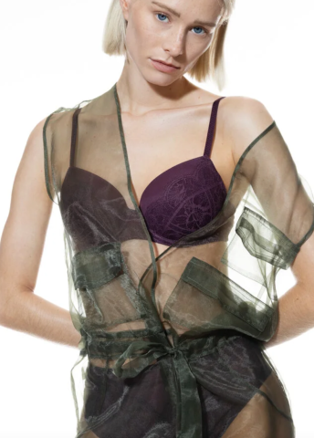 Mey, BH bi-stretch, Magnificent, plum