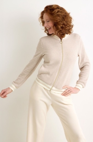 Vitamia, huispak ruit, beige