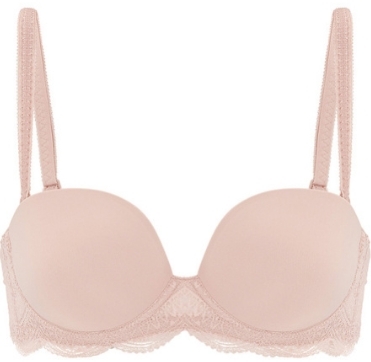 Simone Pérèle, strapless bh, huidskleur