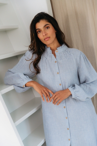 Alice et Maman, slaapkleedje, tetra, blauw