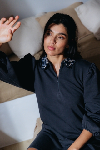 Alice et maman, kleedje, antraciet