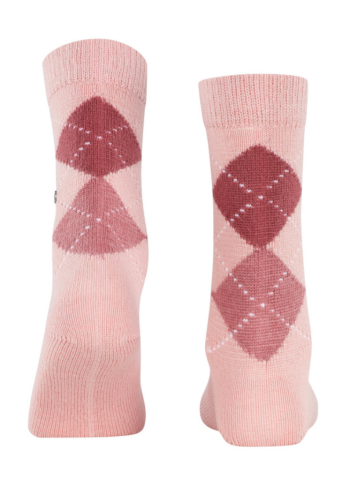 Burlington, sokken, geruit, roze