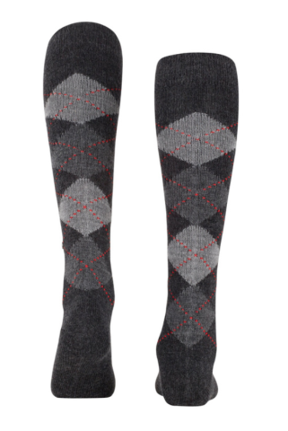 Burlington, sokken, geruit, grijs