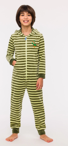 Woody, Onesie, groen gestreept