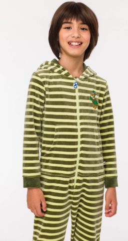 Woody, Onesie, groen gestreept