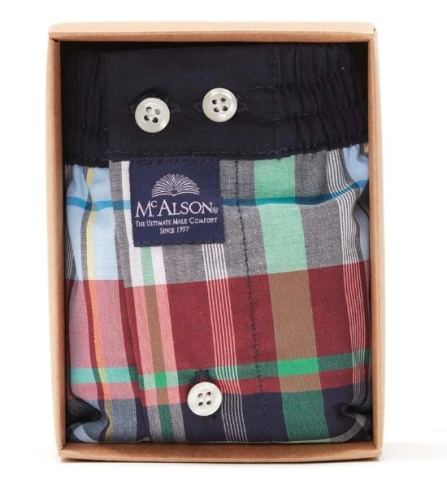 Mc Alson, boxer, geruit