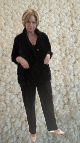 LordsxLilies, huispak, velour, zwart