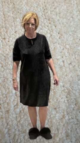 LordsxLilies, Kleed velours, zwart