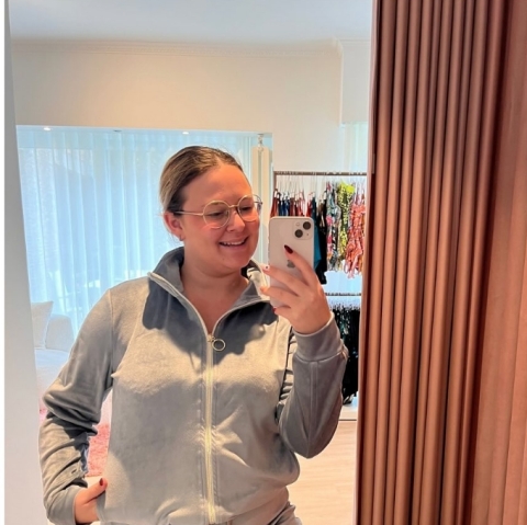 Vitamia, huispak velour, ijsblauw