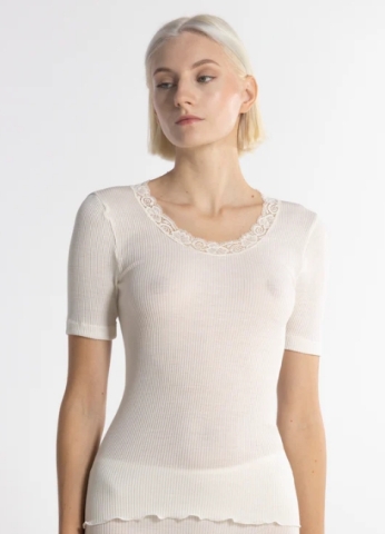 Oscalito, Hemdje, Wol/zijde, champagne