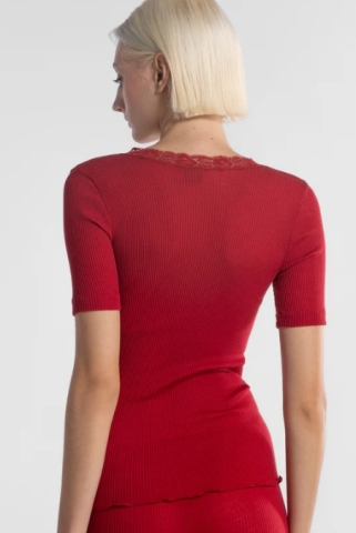 Oscalito, Hemdje, Wol/zijde, Rood