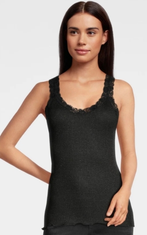 Oscalito, Hemdje, Wol/zijde, zwart