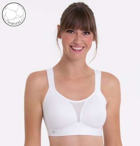 Anita, sportbh, voorgevormd, wit
