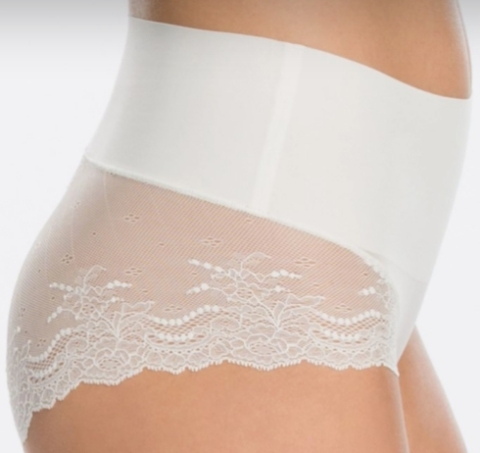 Spanx, Dameshipster met kant, ivoor