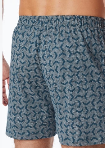 Schiesser, losse boxer, duopack, Turkooi