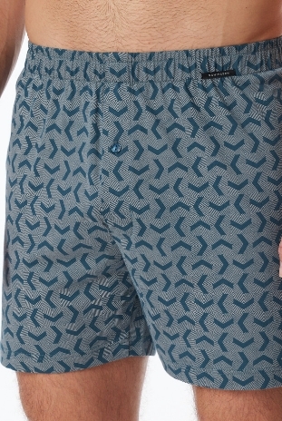 Schiesser, losse boxer, duopack, Turkooi