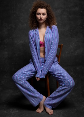 LordsxLilies, Dames Pyjama, blauw