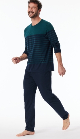 Schiesser, Herenpyjama, petrol