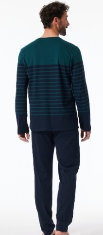 Schiesser, Herenpyjama, petrol