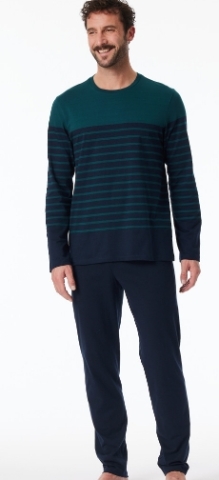 Schiesser, Herenpyjama, petrol