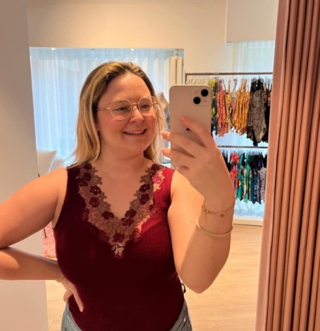 Ghiro, Hemdje, Wol/zijde, bordeau