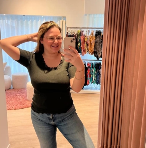 Oscalito, Hemdje, Wol/zijde, kaki