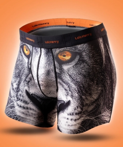 Loic Henry, boxershort, wolf